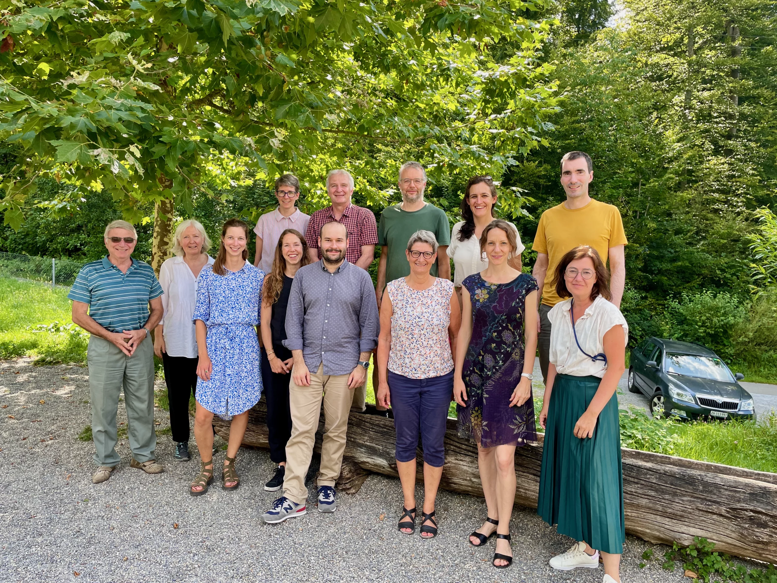 Gruppenfoto des Teams des Geschäftsstelle aus vorigen Jahren